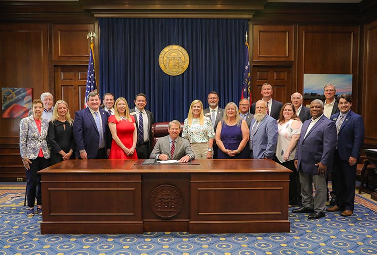 Signing Ceremony for HB 461 with Governor Kemp